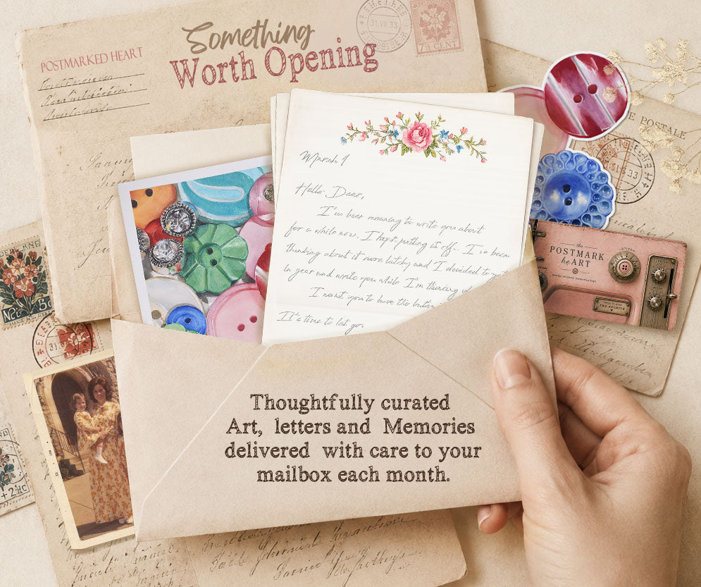 Postmarked HeART Monthly Art Letter Club